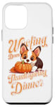 Coque pour iPhone 12 mini Puppy Woofing Down pour le dîner de Thanksgiving