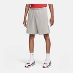 Nike Club Men's Knit Shorts DK GREY HEATHER/WHITE, storlek M: 137-147 cm