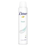 Dove Fresh with ¼ moisturising cream Anti-perspirant Deodorant Spray for 48 hours of protection 6 x 200 ml