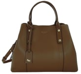 Radley Brown Satchel Bag Medium Tan Leather Provence Street Multiway Handbag