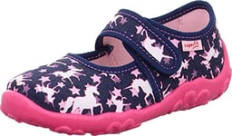 Superfit Bonny Slipper, Blue/Pink 8030, 4.5 UK