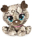 PELUCHE P.LUSHES PETS - BELLA BOA 20 CM - Peluche Chien Carlin Imprim? Serpent Inspir?e de la Mode - Taille 20 cm - Peluche A Collectionner - Collection Podium - 6064064 - Jouet Enfant 3 ans et +