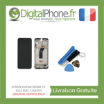 Ecran LCD Complet Pour Xiaomi Avec Châssis Redmi 10 2022 ORIGINAL SERVICE PACK