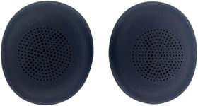 Coussinets d'oreille pour Jabra Evolve2 65/Elite 45h Casque, Oreillette de Remplacement pour Jabra Elite 45h/Evolve2 65 Casque, Cuir Souple (Bleu)