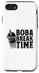 Coque pour iPhone SE (2020) / 7 / 8 Boba Break Time Thé au lait Bubble Tea Boba Pearl Lover