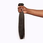 Ruka Hair The Straight Extensions de cheveux 100% humains vierges pour tissage, couleur naturelle, 35,6 cm, 45,7 cm, 55,9 cm, texture lisse et élégante – 35,6 cm