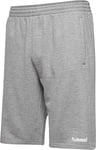 hummel Homme Hmlgo Cotton Shorts - Shorts For Men Bermudas, Gris, M EU