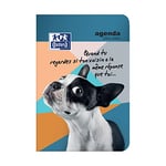 Agenda Oxford Funny Pets 12x18cm 1 jour par page 352 pages Sept 23-Sept 24 Chien