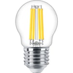 10 st Master Value LED Krone Dimbar 3,4W 927 E27 P45 klar 470lm