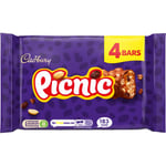 Cadbury Picnic Chocolate Bar,38 g (Pack of 4)