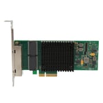 PCIe-verkkokortti 10/100/1000Mbps kupari RJ45 PCI Express X4 5.0GT/s Gigabit-palvelinsovitin Win Serverille