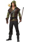 Robin Hood Medieval Sherwood Hero Thieves Warrior Men Costume M