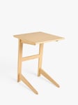 John Lewis Notch Lap Top Table, Oak