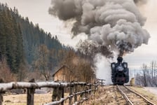 The Steam Train Poster 70x100 cm