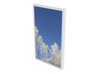 Hi-Nd Wall Casing Easy 43" Landscape - Monteringssett (Hylster) - For Lcd-Skjerm - Polykarbonat, Pulverbelagt Metall - Hvit, Ral 9003 - Skjermstørrelse: 43" - Veggmonterbar - For Detaljhandel - For Lg 43Uh5f-H  Samsung Qb43b, Qb43r-B, Qh43r, Qm43b