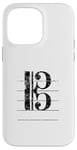 Coque pour iPhone 14 Pro Max Clef de Ténor (Noir Ancien) Trombone, Violoncello, Cello