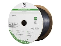 Deltaco Tp-49G - Samlet Kabel - 305 M - Ftp - Cat 6 - Halogenfri, Utendørs, Solid - Svart