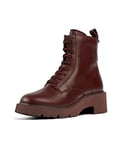 Camper Women's Milah K400577 Ankle Boot, Burgundy, 8 UK