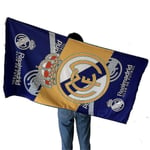 75 * 140cm Stor fotbollsbadhandduk Real Madrid Tryckt Rektangulär Badhandduk Strand Stor Handduk