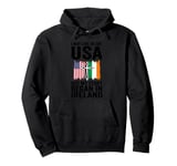 I may life in the USA but my story began in Ireland Irish Pullover Hoodie