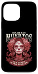 Coque pour iPhone 13 Pro Max De los Muertos Spritis Jour des morts Crâne Femme