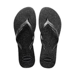 Havaianas Women's HAV. Fantasia Gloss Flip-Flop, Black Grey, 6 UK