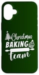 Coque pour iPhone 16 Plus Pâtisserie de Noël Cookies Team Candy Canes Fun Festive Baker