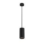 SLV Luminaire suspendu NUMINOS® PD PHASE L - Pour salon, intérieur, salle à manger, LED - 2700 K - 28 W - 2400 lm - Noir - Intensité variable à 36°