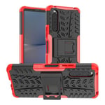 Sony Xperia 10 V      Heavy Duty Case    Red