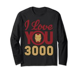 Marvel Avengers Iron Man I Love You 3000 Long Sleeve T-Shirt