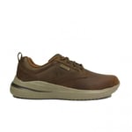 Skechers Delson 3.0 - Glavine | Brown Leather | Men's Waterproof Shoes