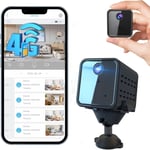 Caméra Espion,Mini Camera Espion sans Fil,Camera Surveillance WiFi,sans Fil avec Enregistrement Longue Batteries avec Cachée Spy Cam Vision Nocturne(4G)(Q749)