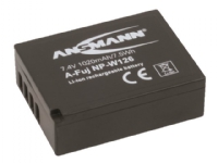 ANSMANN A-Fuji NP-W 126 - Batteri - Li-Ion - 1020 mAh - för Fujifilm X Series X100, X-A10, X-A3, X-A5, X-E2S, X-E3, X-H1, X-Pro2, X-T10, X-T2, X-T20