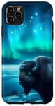 iPhone 11 Pro Max American Bison Under Starry Sky Starry Night Lovers Case