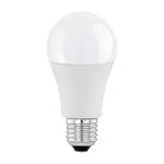 EGLO Ampoule LED E27, lampe à 11 watts (équivalent ampoule à incandescence 75 watts), 1055 lumens, blanc chaud, 3000 Kelvin, A60, Ø 6 cm