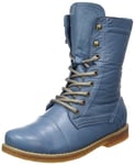 Andrea Conti Bottines pour Femme, Bleu Infini, 41 EU