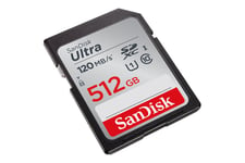 SanDisk Ultra - flash-minneskort - 512 GB - SDXC UHS-I