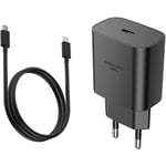 45W Europa USB Typ C Supersnabb Laddare Europeisk Reseadapterkontakt för Samsung Galaxy S24 S23 S22 S21 Ultra Plus A25 A15 A53 A52 A14 iPhone Pixel