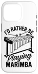 iPhone 16 Pro Funny Marimba Instrument Pun for a Marimba Player Case