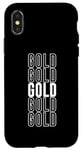 iPhone X/XS Gold Case