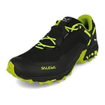 Salewa Homme MS Speed Beat Gore-TEX Chaussures de Trail, Black Out Fluo Yellow, 44.5 EU