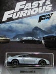 Fast Furious Car Model 2009 Nissan GT-R 6/8 1:64 6cm Hot Wheels Y2129