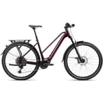 Hybridi Sähköpyörä Orbea Kemen Mid 10 Dark Red Gloss -Matt m