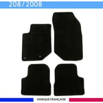 Autosweet - Tapis de voiture - Sur Mesure pour 208/2008 (dès 2019) - 4 pièces - Tapis de sol antidérapant pour automobile