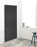 NRG 1800 x 680 mm Anthracite Vertical Column Radiator Double Flat Panel Designer Bathroom Radiator