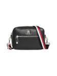 Tommy Hilfiger Sac à Bandoulière Sac Femme Iconic Camera Bag Petit, Noir (Black), Taille Unique