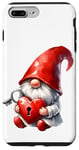 Coque pour iPhone 7 Plus/8 Plus Love Gnome And Red Heart Lock With Key For Valentines Day