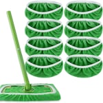 Swiffer Mopp Absorberande Svamp Ersättningsduk för Hushålls Torra och Våta Rotationsmoppar 8pcs Small Size