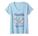 Womens First Name Henrietta Personalized Henrietta V-Neck T-Shirt