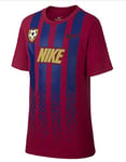 Nike B NSW Tee Soccer T-Shirt à Manches Courtes pour Enfant S Rouge/Bleu Roi (Noble Red/Deep Royal)